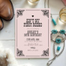 Search for vintage cowgirl invitations Western