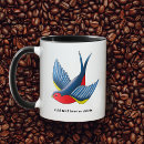 Search for blue swallow mugs Bird