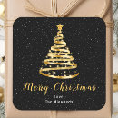 Search for gold ribbon stickers Merry christmas