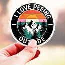 Search for i love hiking stickers Camping