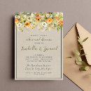 Search for autumn rehearsal dinner invitations Floral