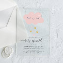 Search for pink cloud invitations Minimalist