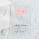 Search for pink cloud invitations Minimalist