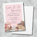 Search for pretty chic brunch invitations Love is brewing