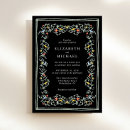 Search for black and sage wedding invitations Watercolor