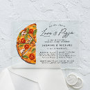 Search for pizza rehearsal dinner invitations Minimalist