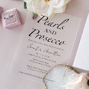 Search for black pearl invitations Pearls and prosecco