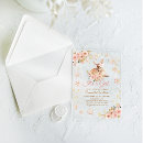 Search for deer baby girl shower invitations Its a girl