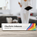 Search for rainbow name plates Business