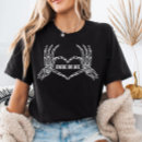 Search for skeleton womens tshirts Bride or die