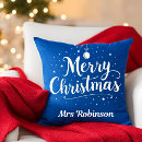 Search for blue and white christmas cushions Elegant