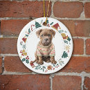 Search for bull terrier christmas tree decorations Puppy