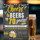Search for cheers to 70 years Vintage