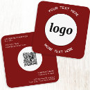 Search for burgundy business cards Logo
