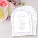 Search for lilac baby girl shower invitations Floral