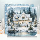 Search for lake christmas cards Watercolor