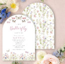 Search for butterfly garden baby shower invitations Elegant