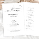 Search for sheet wedding programs Minimalist
