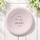 Search for plates and paper bowls Baby shower