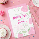 Search for pink strawberry invitations Simple