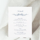Search for wedding enclosure cards Dusty blue