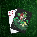 Search for shamrock playing cards Irish
