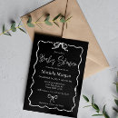 Search for red and black baby shower invitations Modern