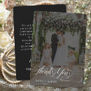 Search for guest note wedding thank you cards Black and white