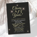 Search for 15th anniversary invitations Black