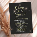 Search for 5th year anniversary invitations Simple