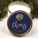 Search for coastal wedding stickers Seashell