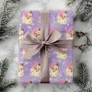 Search for pink santa wrapping paper Watercolor