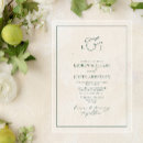 Search for elegant emerald green wedding invitations Calligraphy