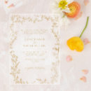 Search for gold acrylic wedding invitations Elegant