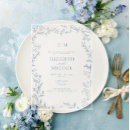 Search for post wedding invitations Dusty blue