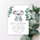 Search for koala invitations Watercolor