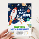 Search for outer space party invitations Galaxy