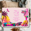 Search for miami beach party invitations Pink