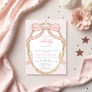 Search for gold princess baby shower invitations Pink