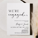Search for elegant engagement party invitations We're engaged