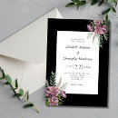 Search for black white and purple invitations Flowers