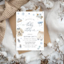 Search for winter baby boy shower invitations Modern