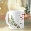 Search for nostalgic christmas mugs Watercolor