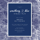 Search for something blue invitations Spring summer fall winter