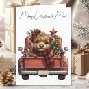 Search for highland cow christmas cards Farm animal