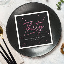 Search for 30th birthday napkins Modern