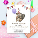 Search for 1st birthday time capsule Watercolor