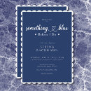 Search for something blue invitations Spring summer fall winter
