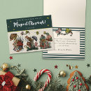 Search for mushroom christmas cards Whimsical