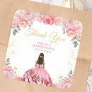 Search for princess thank you stickers Quinceanera